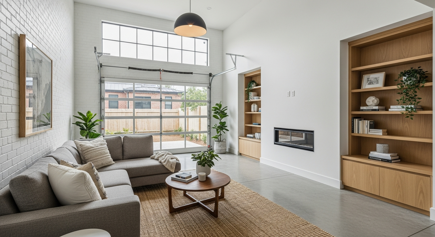 Garage conversions need documented existing conditions first.