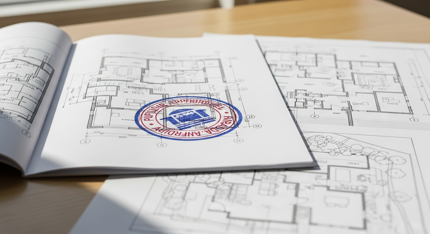 A stamped, complete set moves smoothly through plan check.
